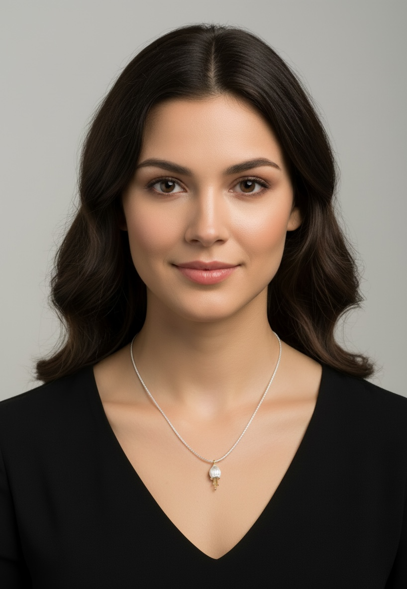Lily Drop Pendant Necklace