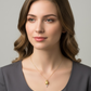 Lily Drop Pendant Necklace