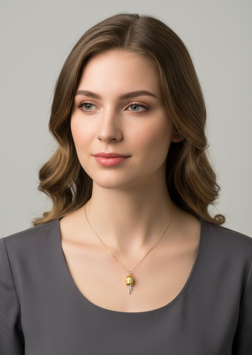 Lily Drop Pendant Necklace