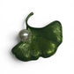 Ginkgo Leaf Pearl Brooch