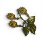 Golden Bellflower Botanical Brooch Pin