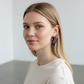 Earrings with beaded detail and Heart charm