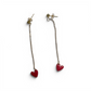Dangle heart earrings