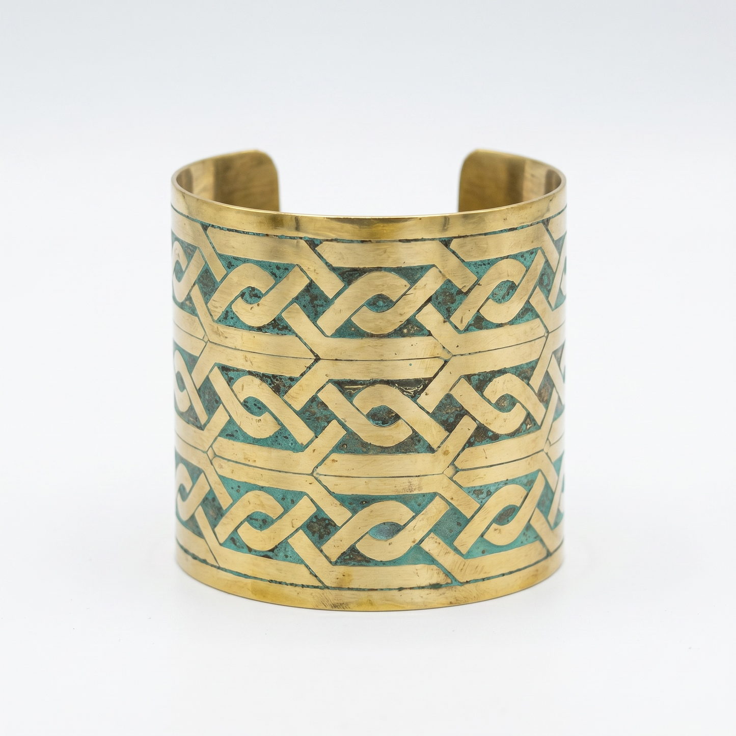 Wide Metal Bracelet
