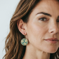 Pomegranate Earrings Circle