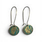 Long Circle Earrings