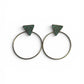 Earrings Triangle Hoop