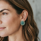 Earrings Circle Pendent