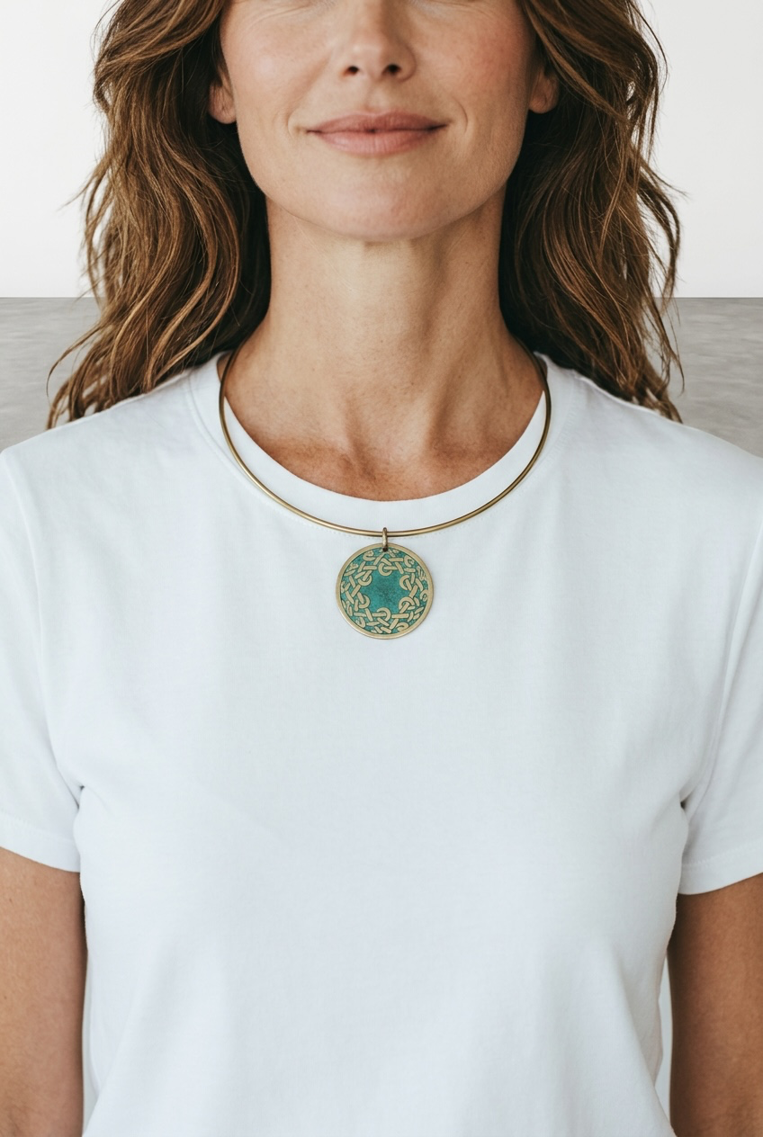 Round Pendant Necklace