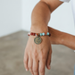 Round Charm Beaded Bracelet