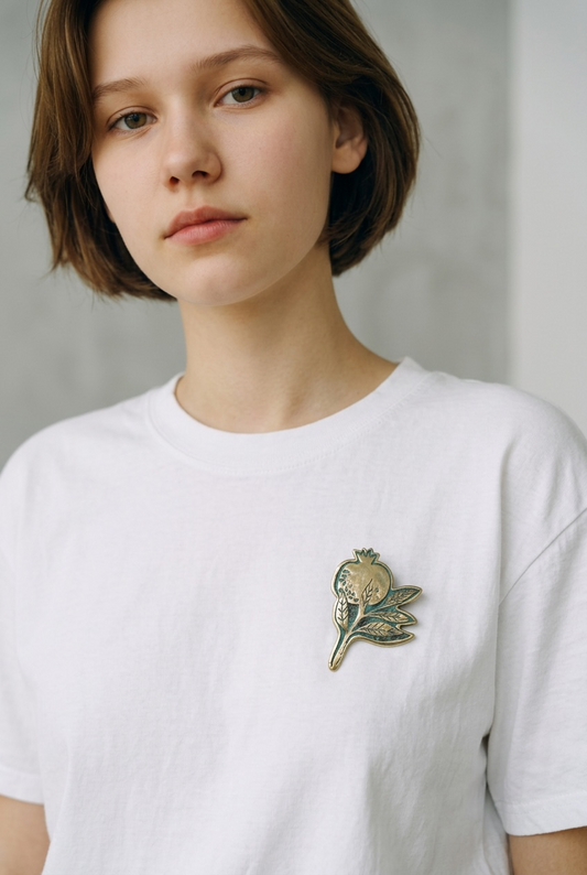 Pomegranate Brooch
