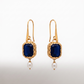 Gold Gem Earrings