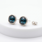 Gem stud earrings