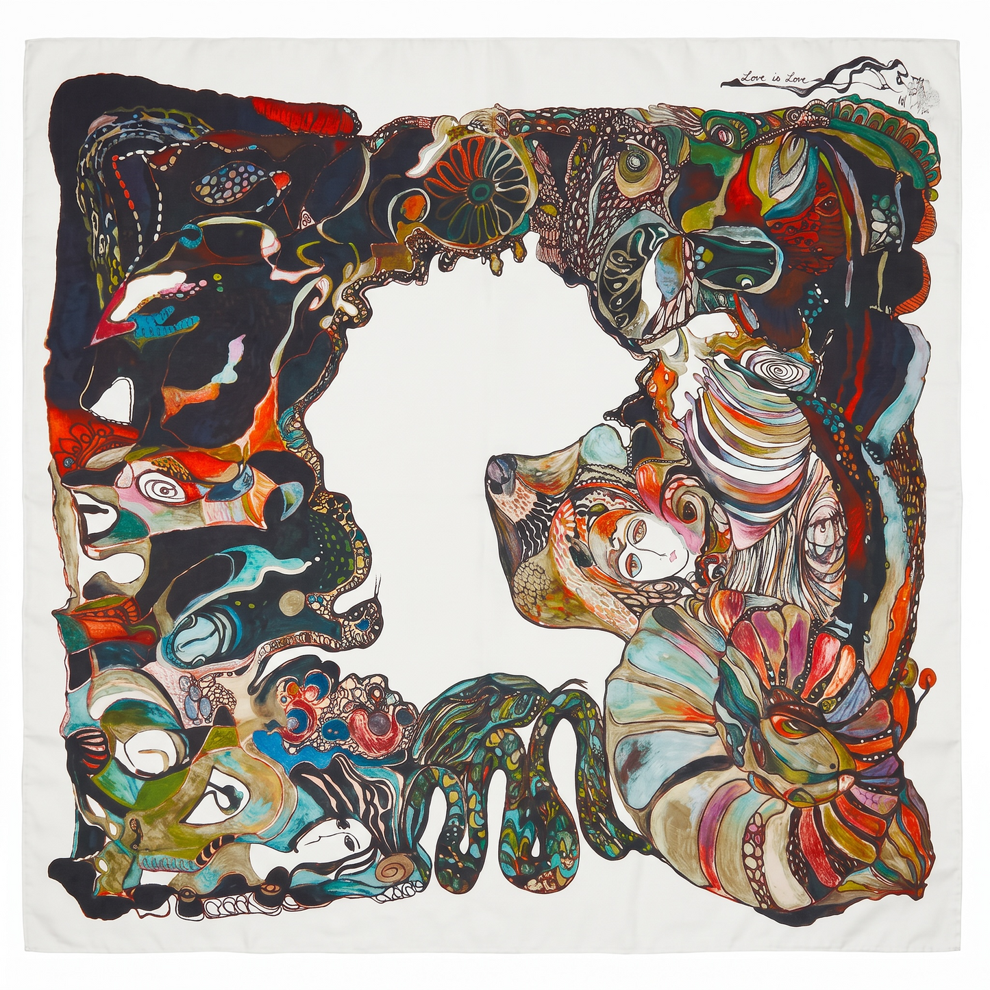 Love Is Love Silk Scarf