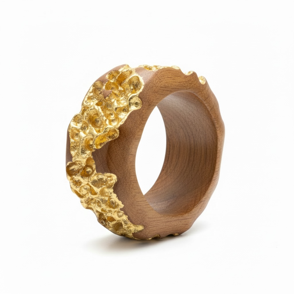 Golden Wood Bracelet