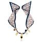 Brown Silk Charm Necklace