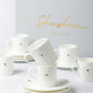 Ladybug Espresso Cups and Saucers
