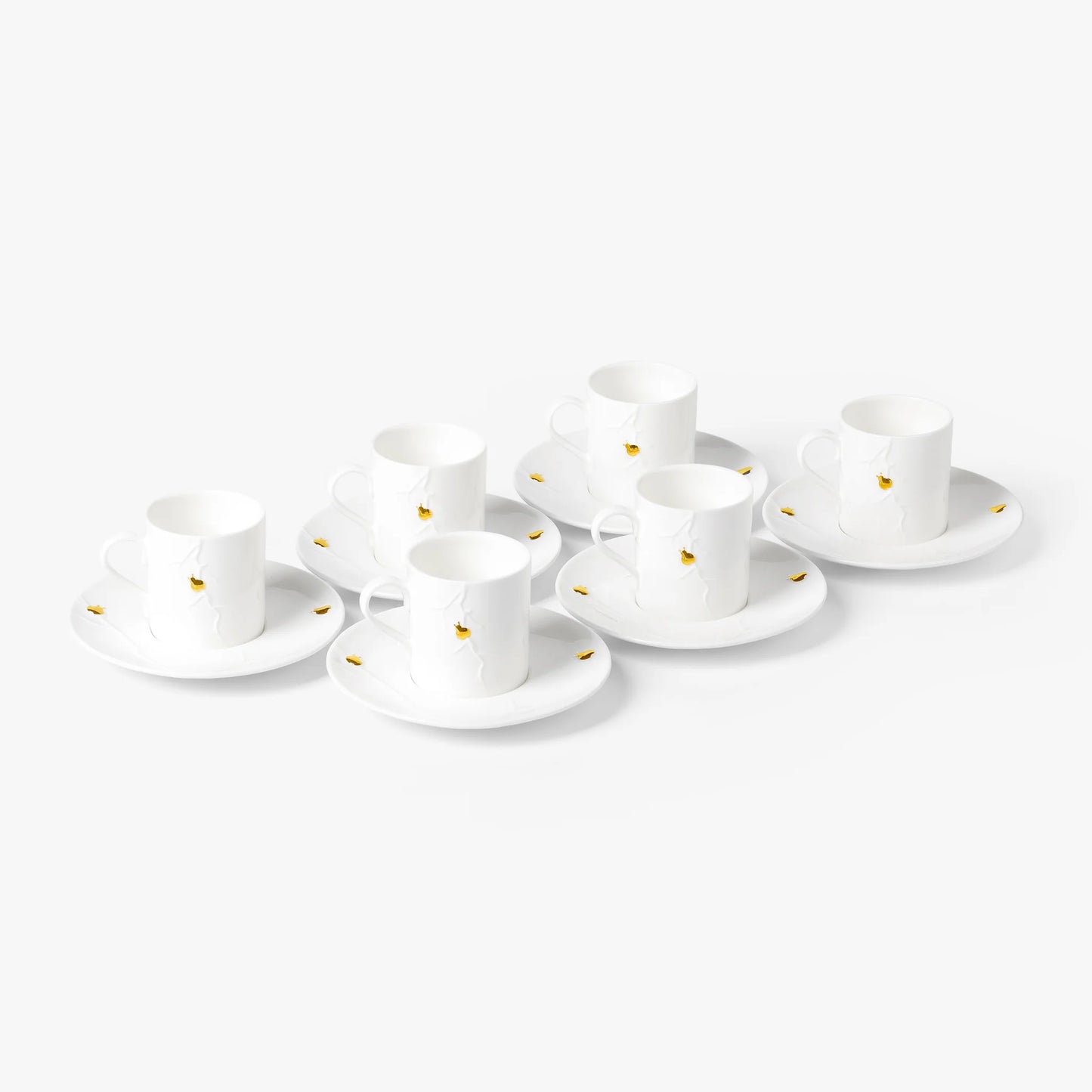 Ladybug Espresso Cups and Saucers