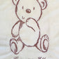 Security Blanket with Beanie | Bear Embroidered