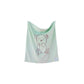 Bear Embroidered Baby Blanket for Newborn