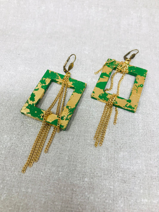 Golden Forest Earrings