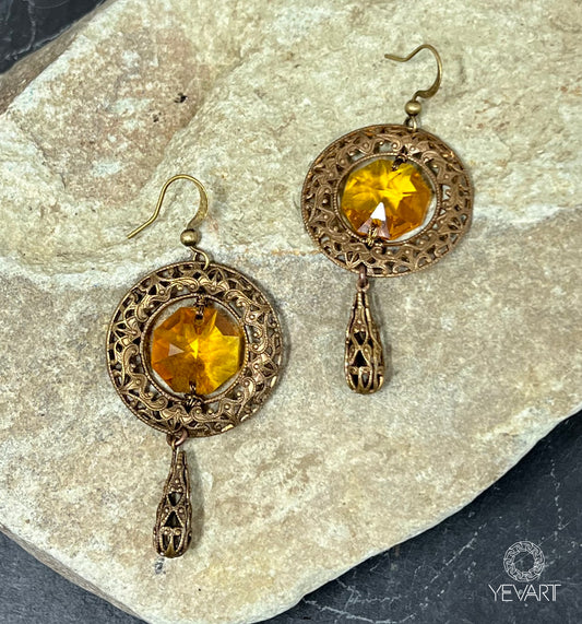 Sunset Filigree Earrings