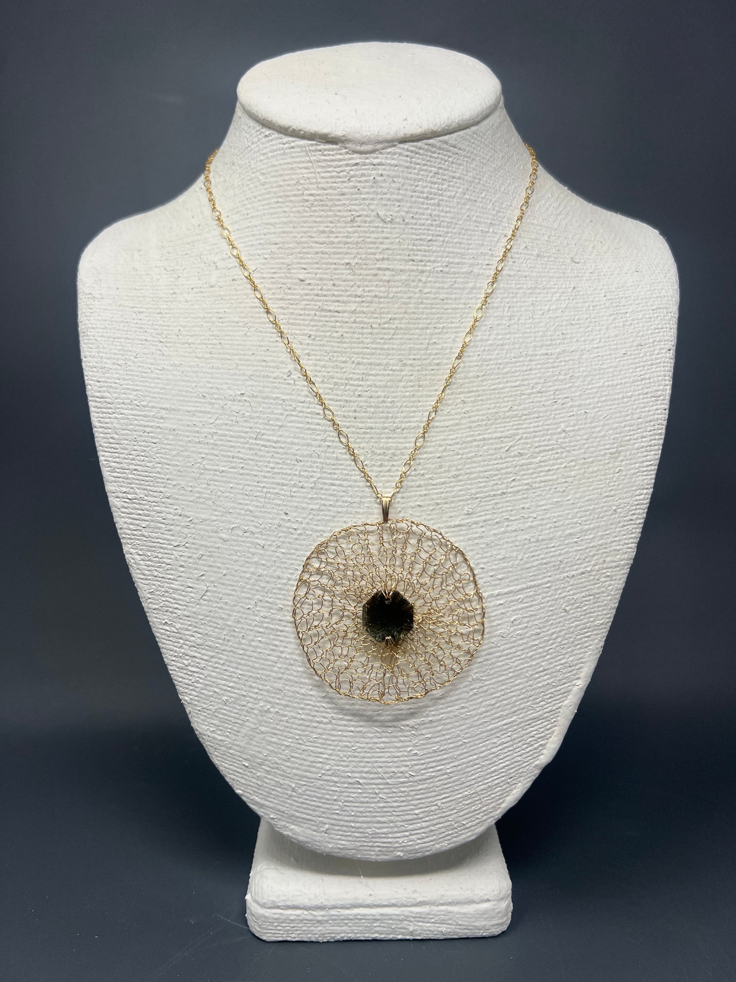 Swarovski Circle Pendant Necklace