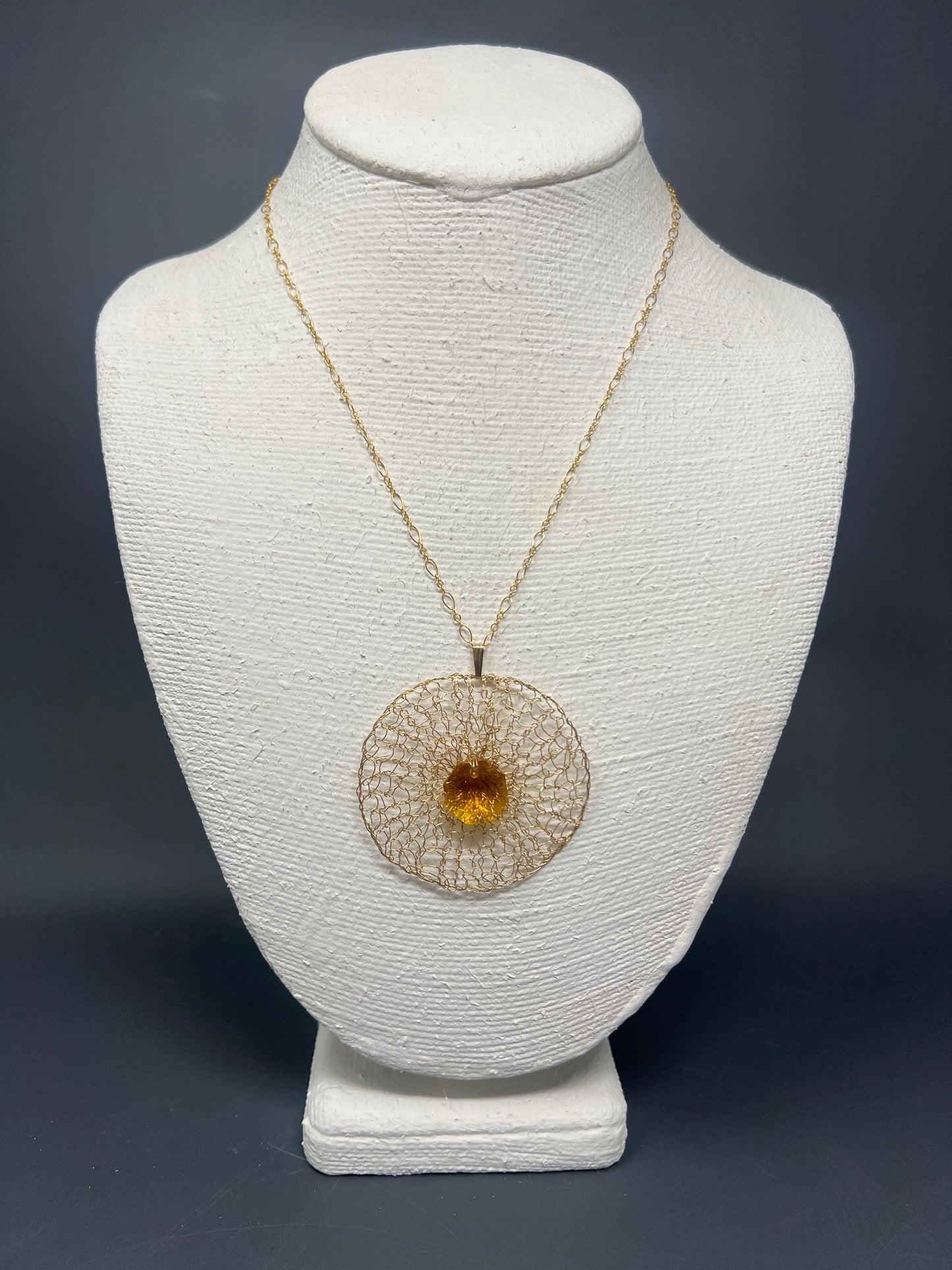 Swarovski Circle Pendant Necklace
