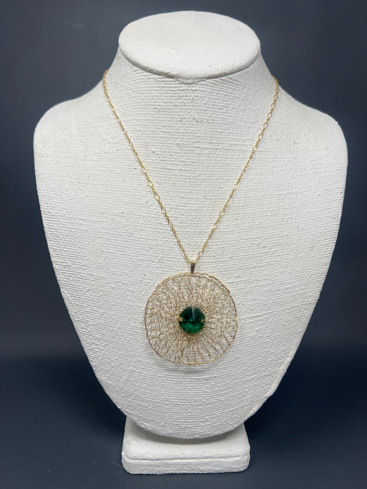 Swarovski Circle Pendant Necklace