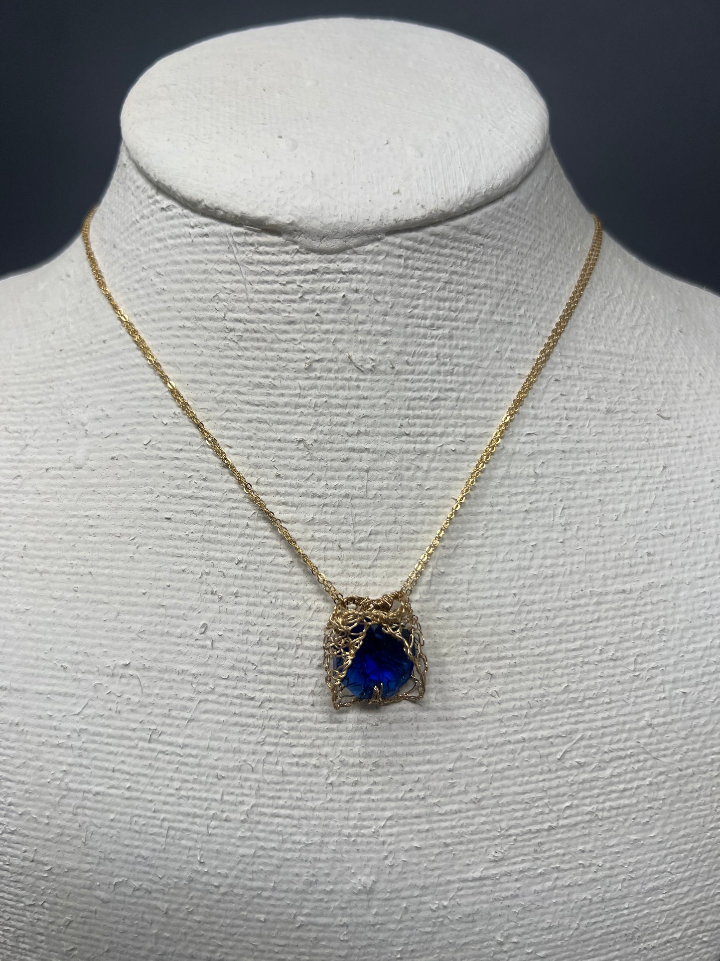 Basket Pendant Necklace