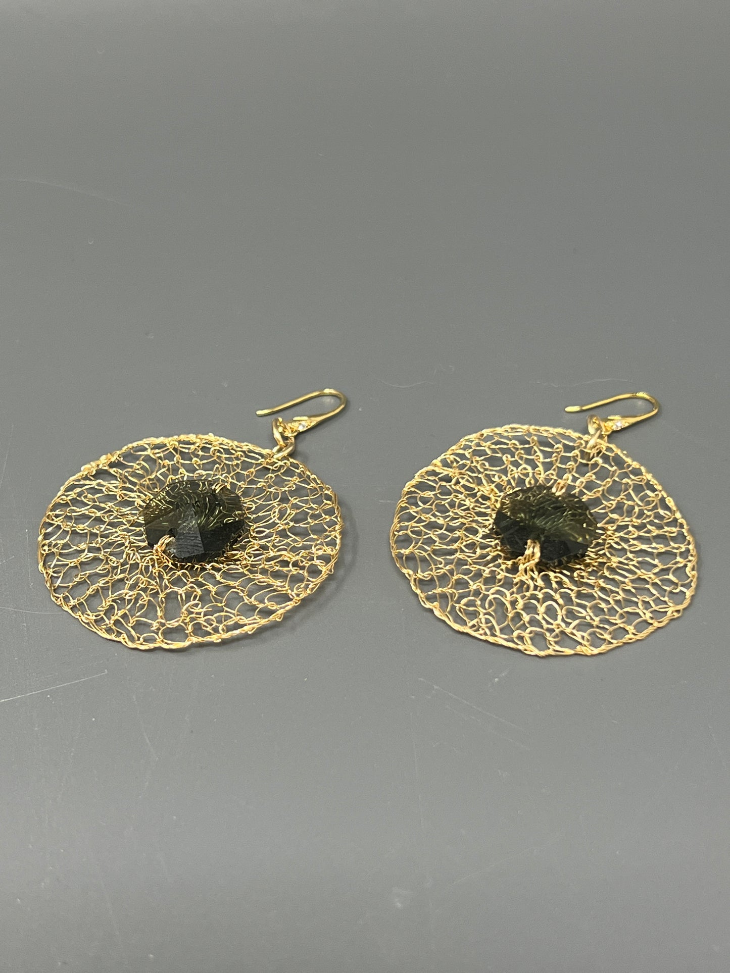Swarovski Crystal Circle Earrings