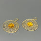 Swarovski Crystal Circle Earrings