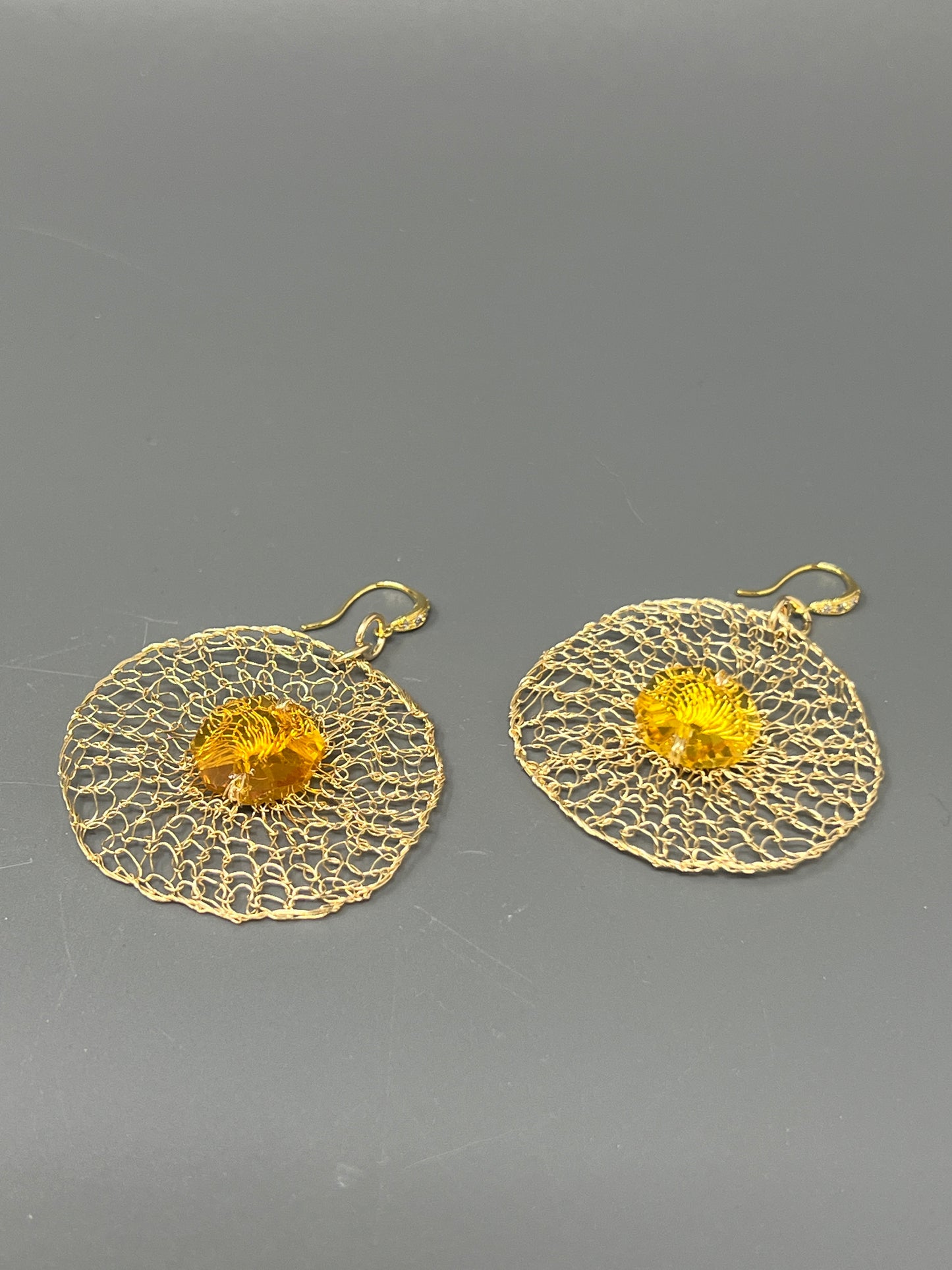 Swarovski Crystal Circle Earrings