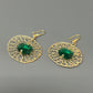 Swarovski Crystal Circle Earrings