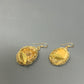 Jasper Leaf Goldfilled Earrings
