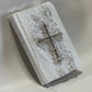 Baby Bible With Crystal Cross & Lace
