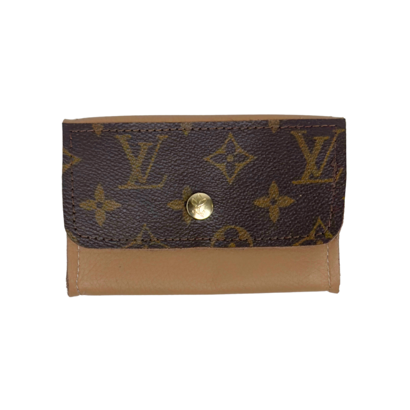 Tessa Wallet - Upcycled Designer: LV Mocha Mousse