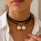 Modern Muse Pearl Wrap Necklace