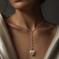 Heart Blanc Lariat — Spiritual Jewelry