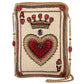 High Court Beaded Crowned Heart Crossbody bag