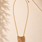 Blush Swarovski Crystal Wrapped Pendant Necklace