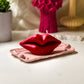 Sculpted Face Lips Candle 1/4x5 1/4in - Valentines: Red / Rose Petals
