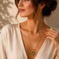 Celestial Blue Swarovski Crystal Pendant Necklace