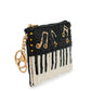 Play it Again Beaded Piano Keys and Notes Coin Purse