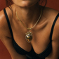 Sacred Heart Ex Voto Pendant Necklace | Celestial Jewelry
