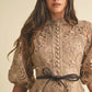 Crochet Lace VIctorian style Mini Dress