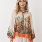 Flowy blouse KD9568-2: Yellow
