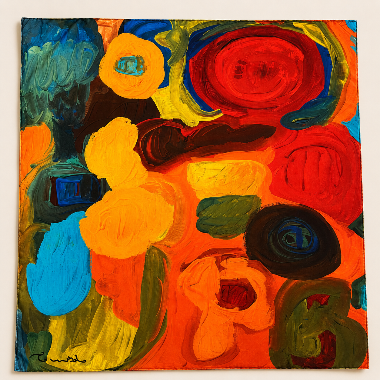 Vivid Garden Scarf