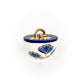 Bowl Floral Canister: Blue