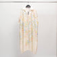 Sky Blue water color floral dress